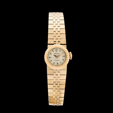 rolex precision 18k vintage ladies|Rolex Precision .